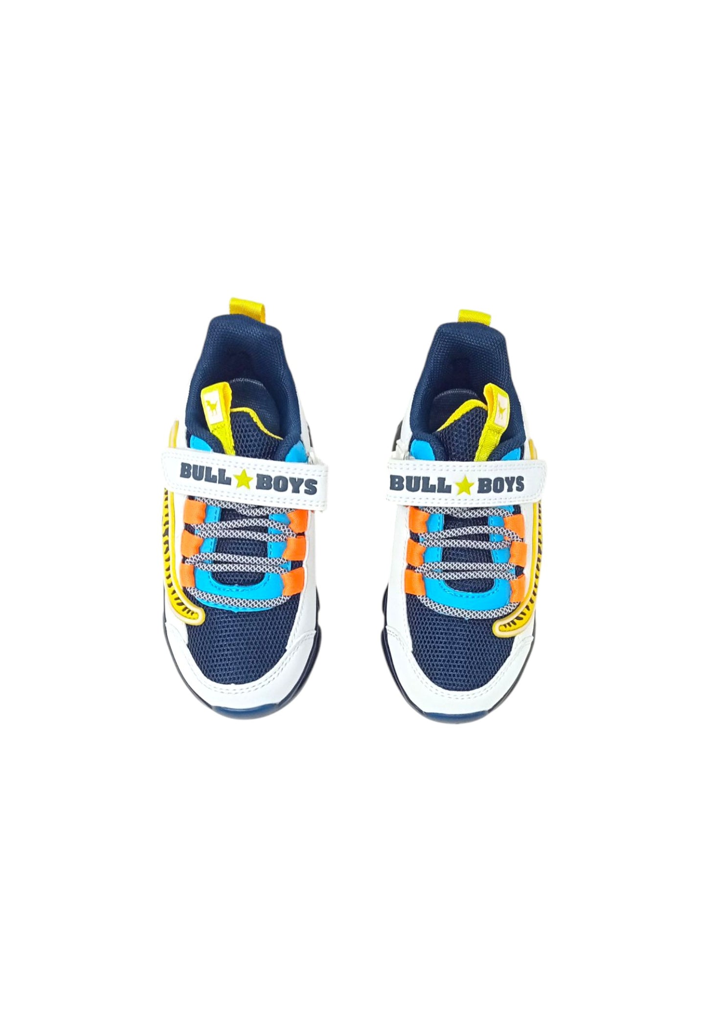 Sneakers luminose BULL BOYS T-REX DNAR5008 BLU/BIANCO Bambino