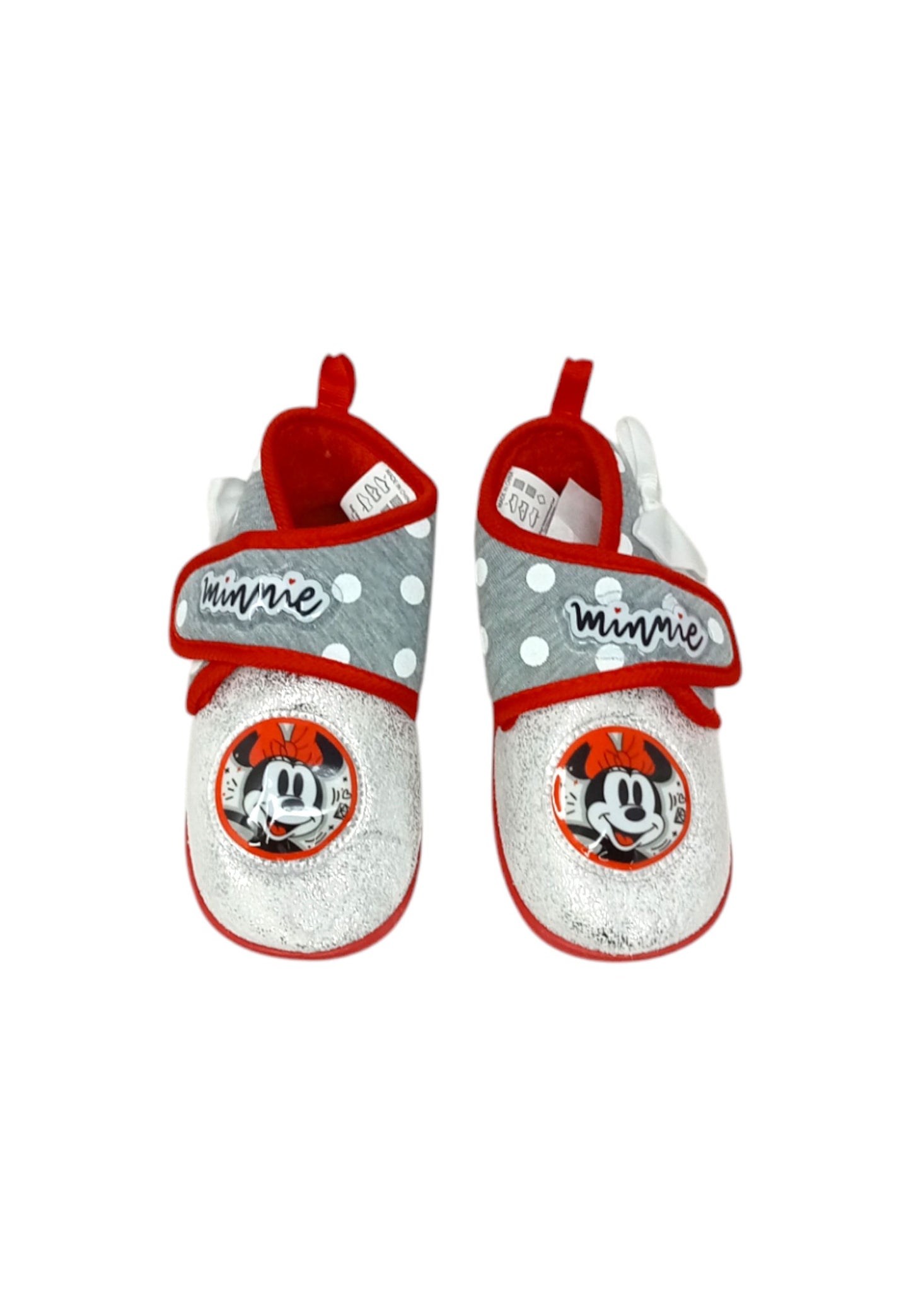 Pantofola Chiusa con luci DISNEY MINNIE D3010617T ROSSO Bambina