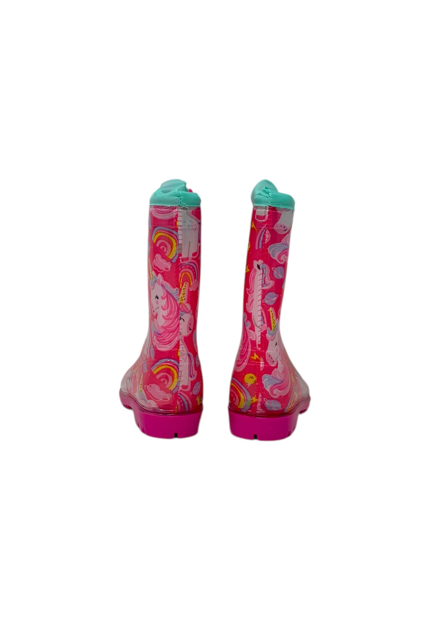 Stivali da pioggia SILVER Unicorno S8010176S FUXIA Bambina