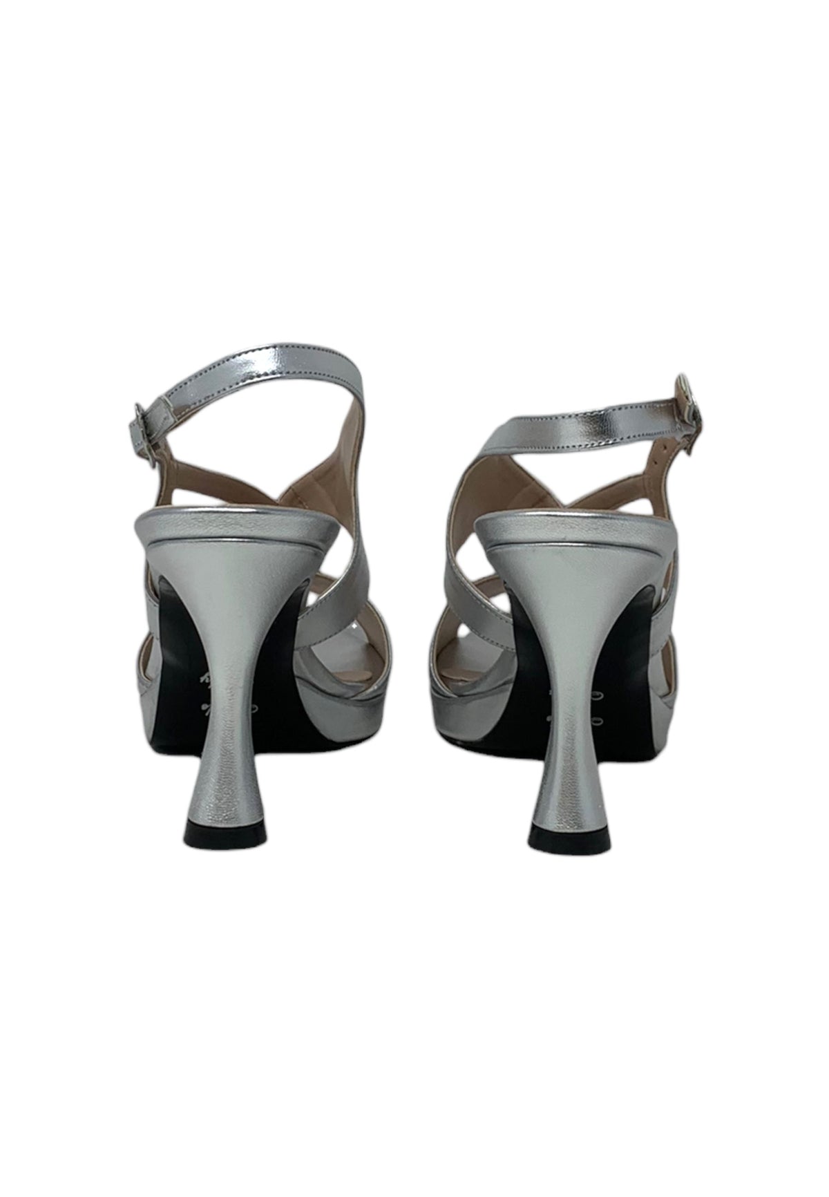 Sandali con tacco JOEL A398 argento donna