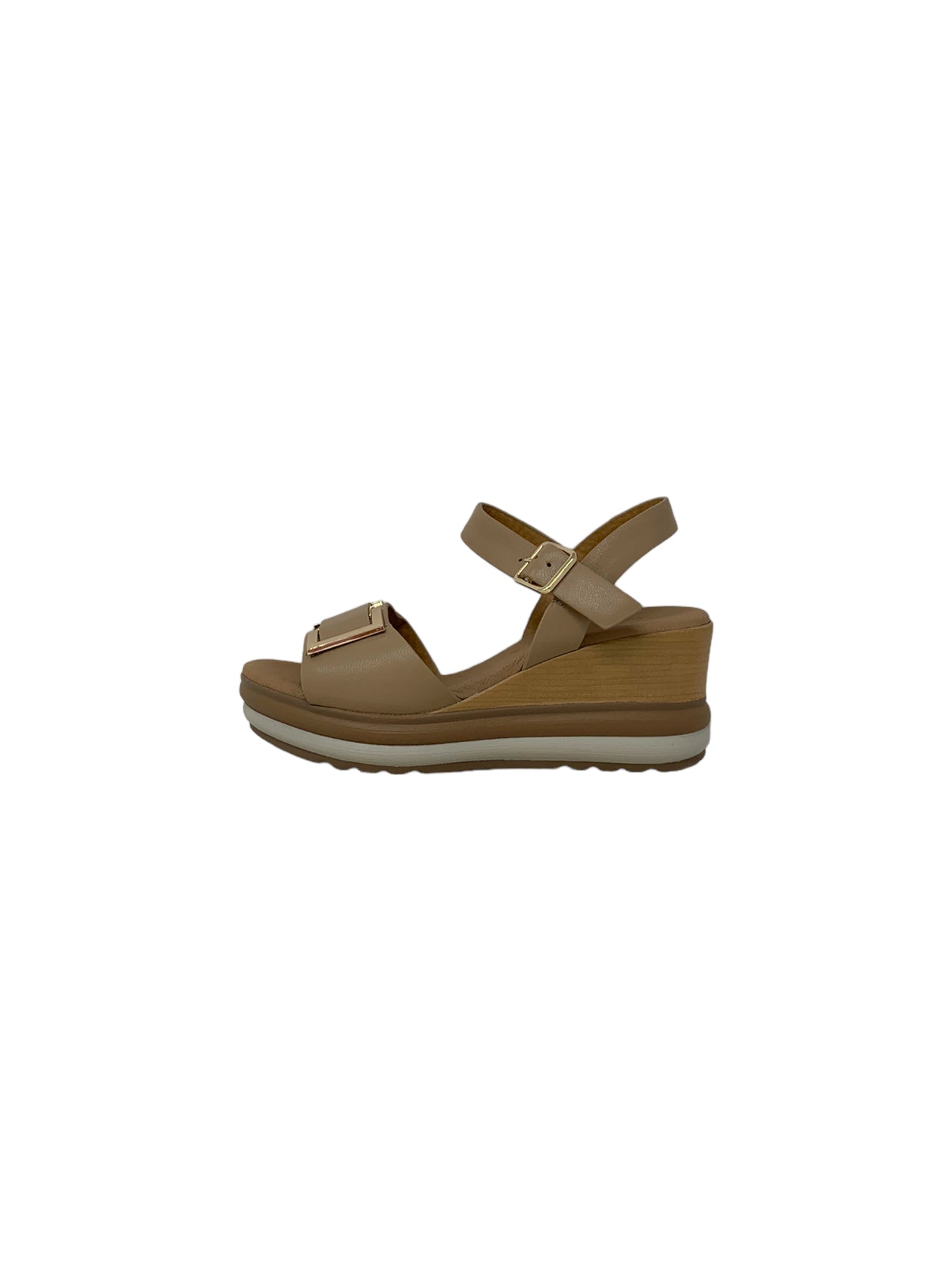 Sandalo con zeppa FASCINO DONNA 20207-E3 BEIGE donna