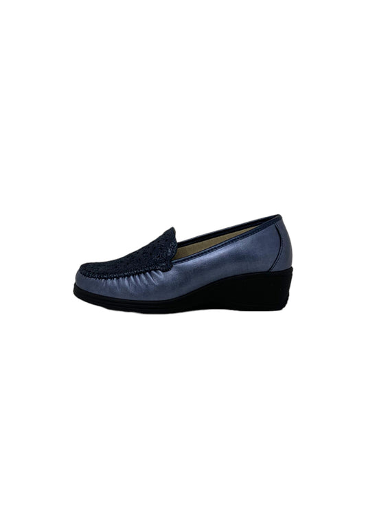 Mocassino linea comoda Stile Di Vita 2363 BLU Donna