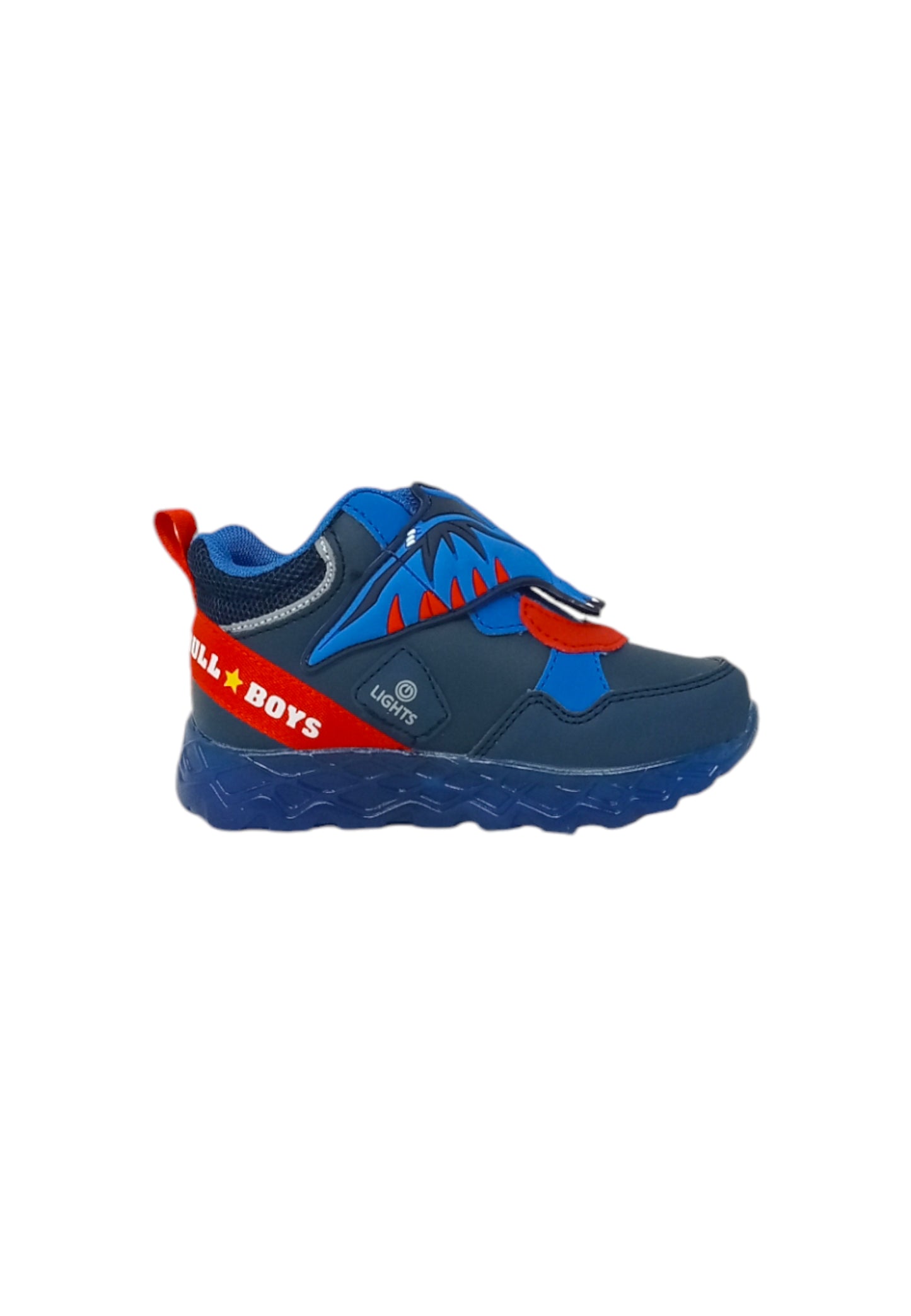 Sneakers luminose BULL BOYS Pterodattilo DNAL4564 BLU Bambino