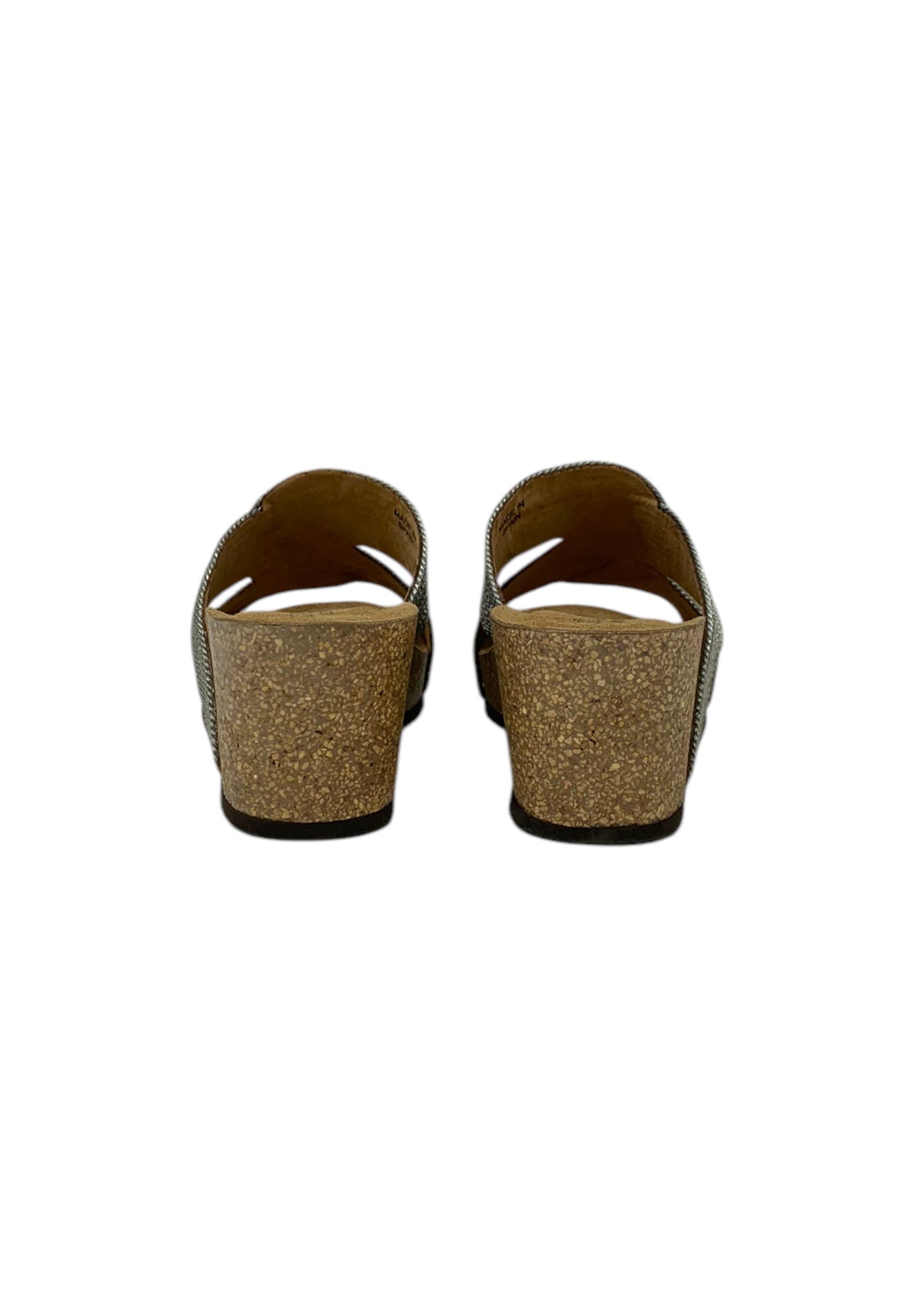 Ciabatta con zeppa GRUNLAND ERSI CB0820-70 ANTRACITE Donna