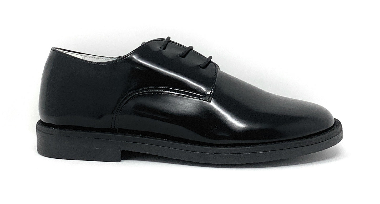 Scarpa modello francesina Sa.Ba. Calzature 400 ABRASIVATO NERO ragazzo
