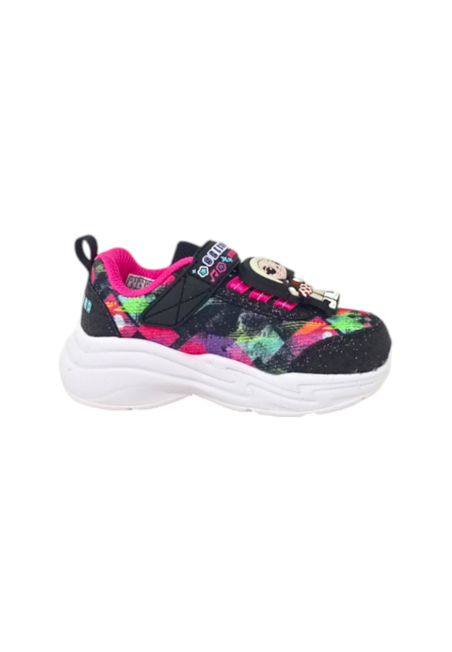 Sneakers SKECHERS Snuggle Sneaks - Skech Squad 302214/BKMT bambina