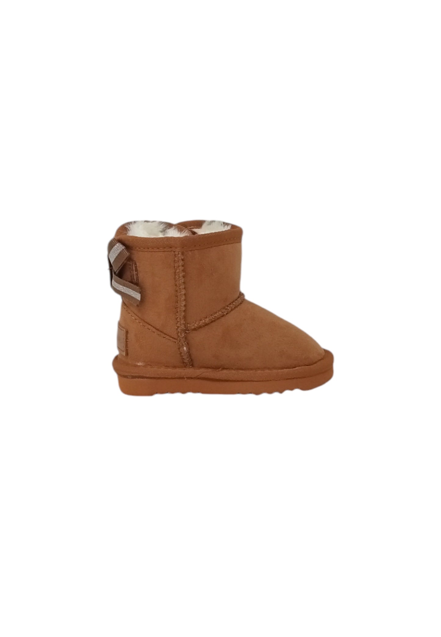 Stivaletto con pelliccia GRUNLAND JR CROY PP0362-I4 CUOIO bambina