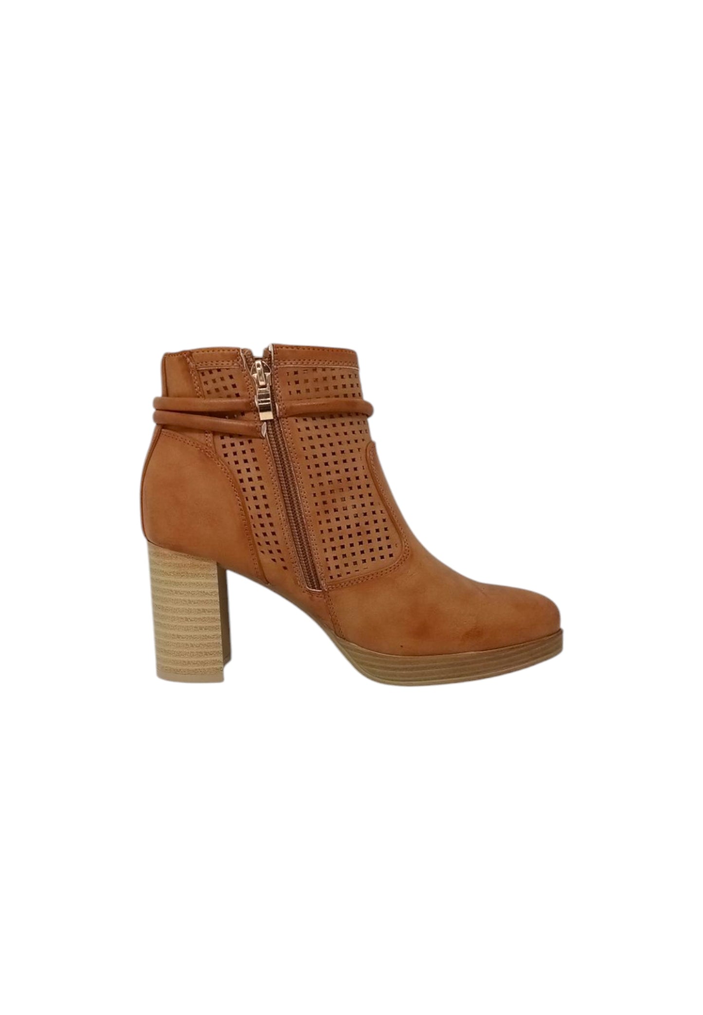 Stivaletto con tacco GALIA H2732-7 CAMEL donna
