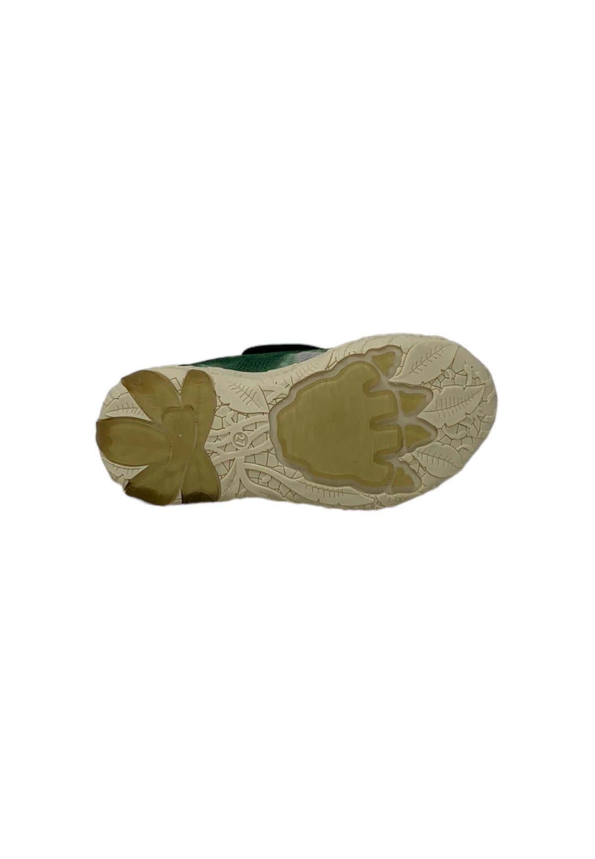 Sneakers luminose BULL BOYS Triceratopo DNAL4552 verde giungla Bambino