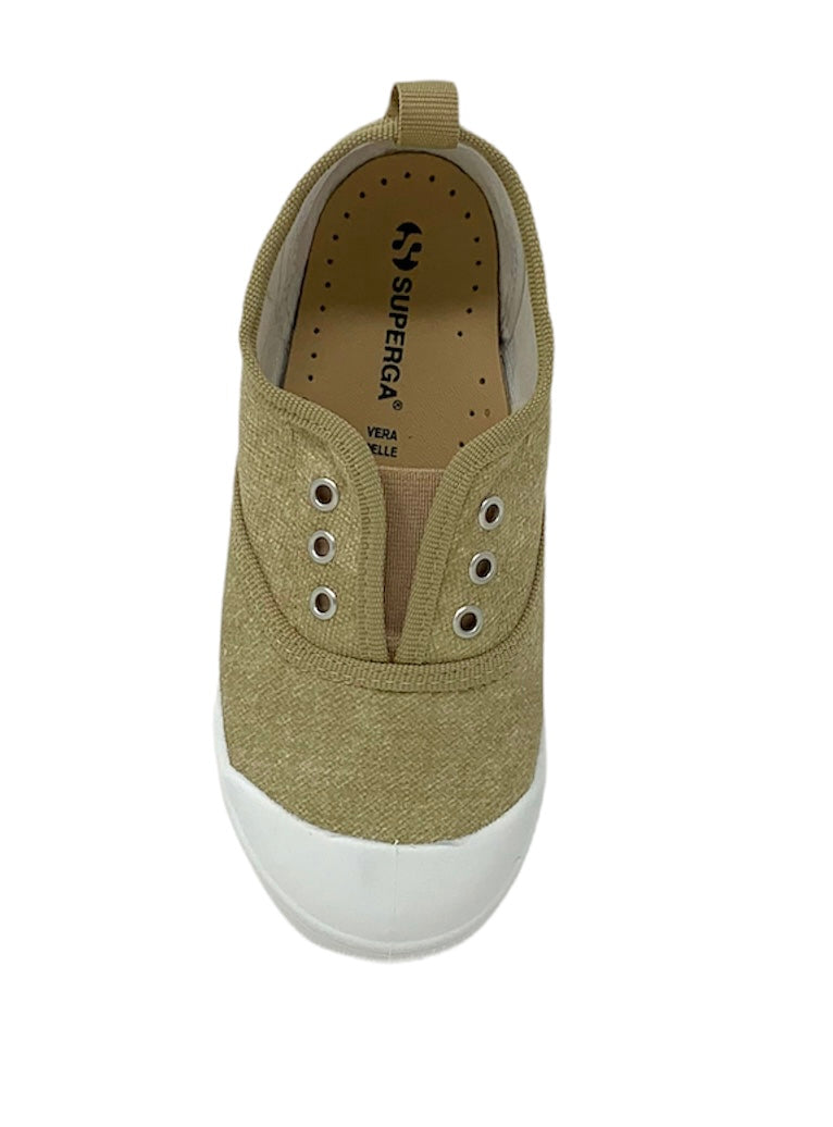 Scarpa modello Slip On SUPERGA S21T758 VERDE BAMBINO