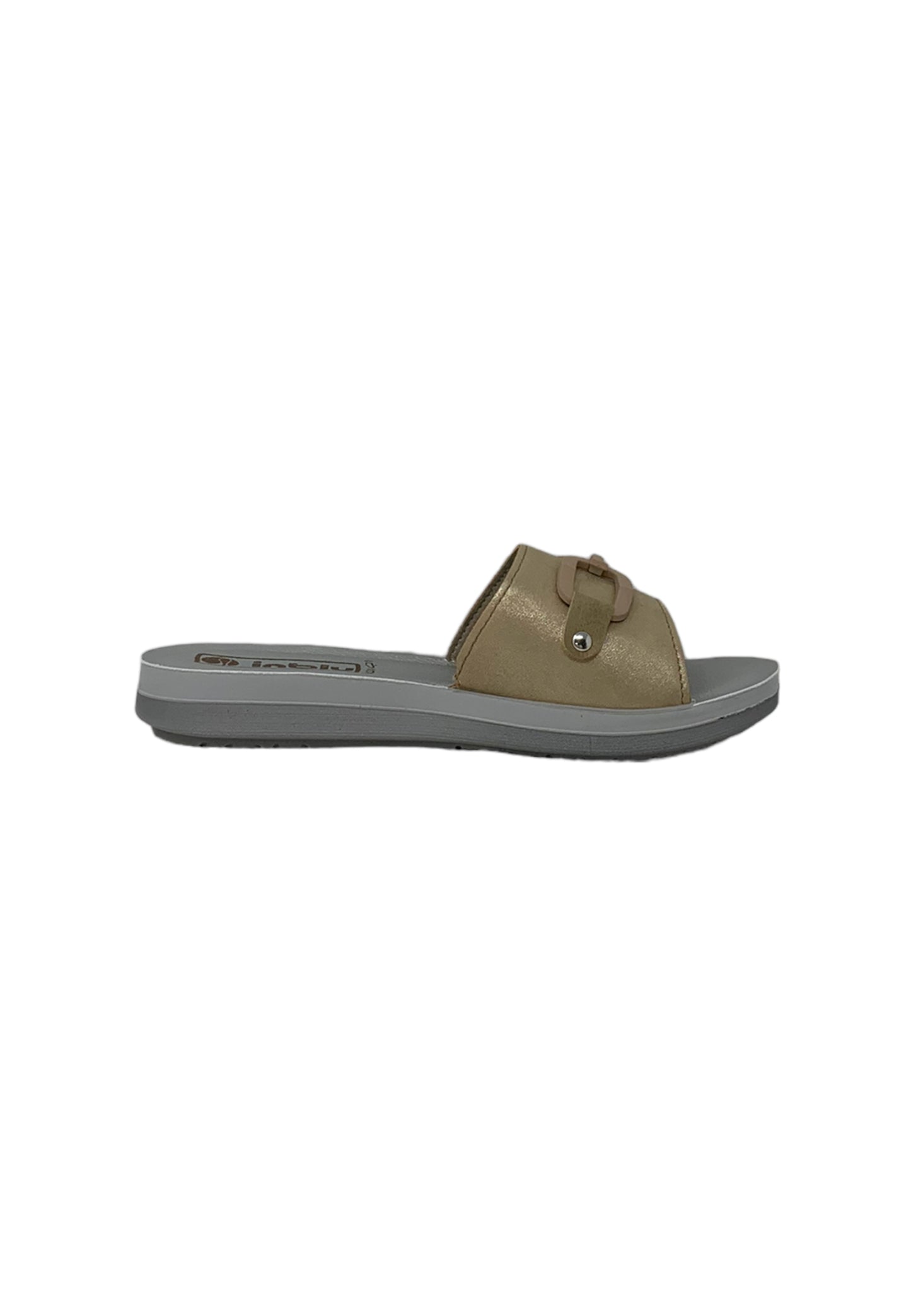 Ciabatta INBLU ZO000004 SABBIA donna