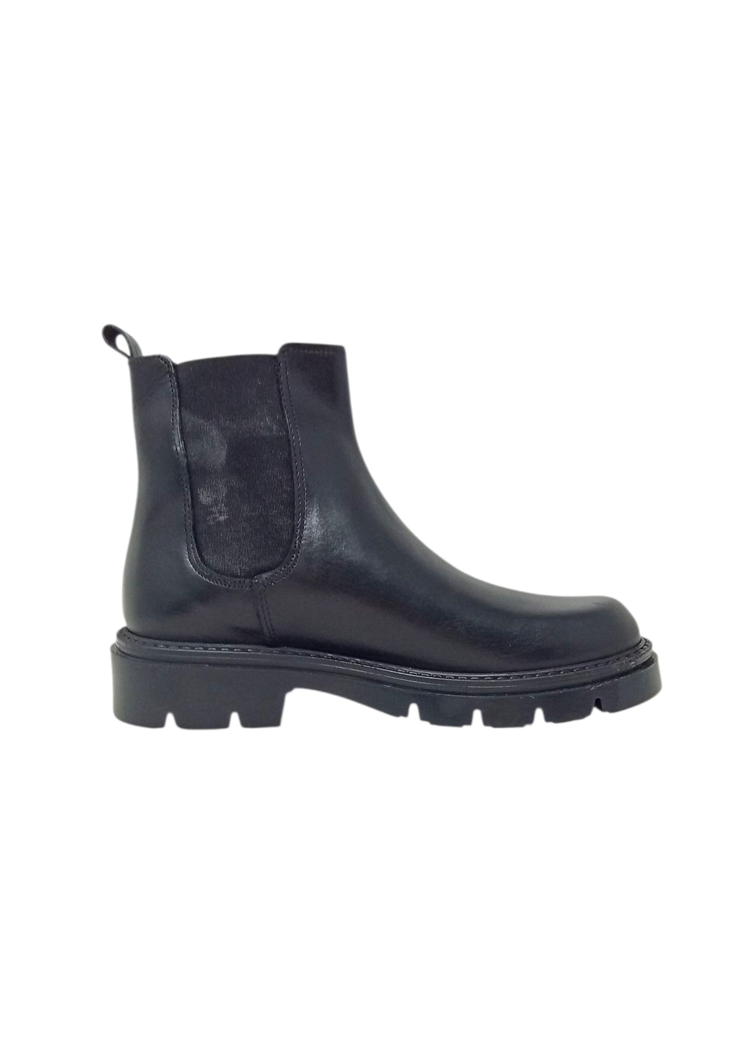 Italia Leone Stivaletto chelsea D01 pelle nero donna
