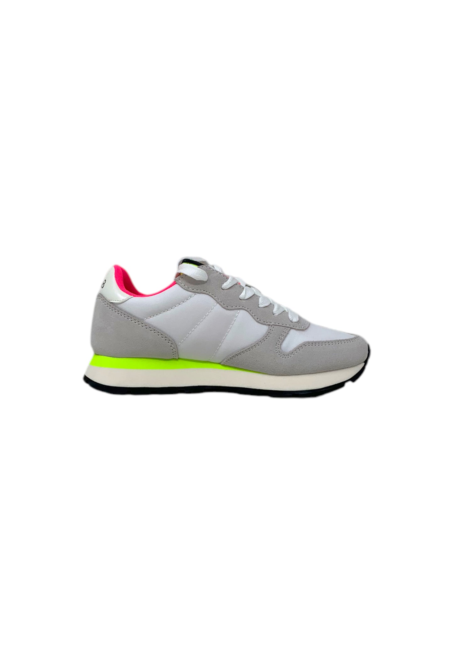 Sneakers SUN68 Ally solid nylon Z34201 0163 bianco/giallo fluo Donna