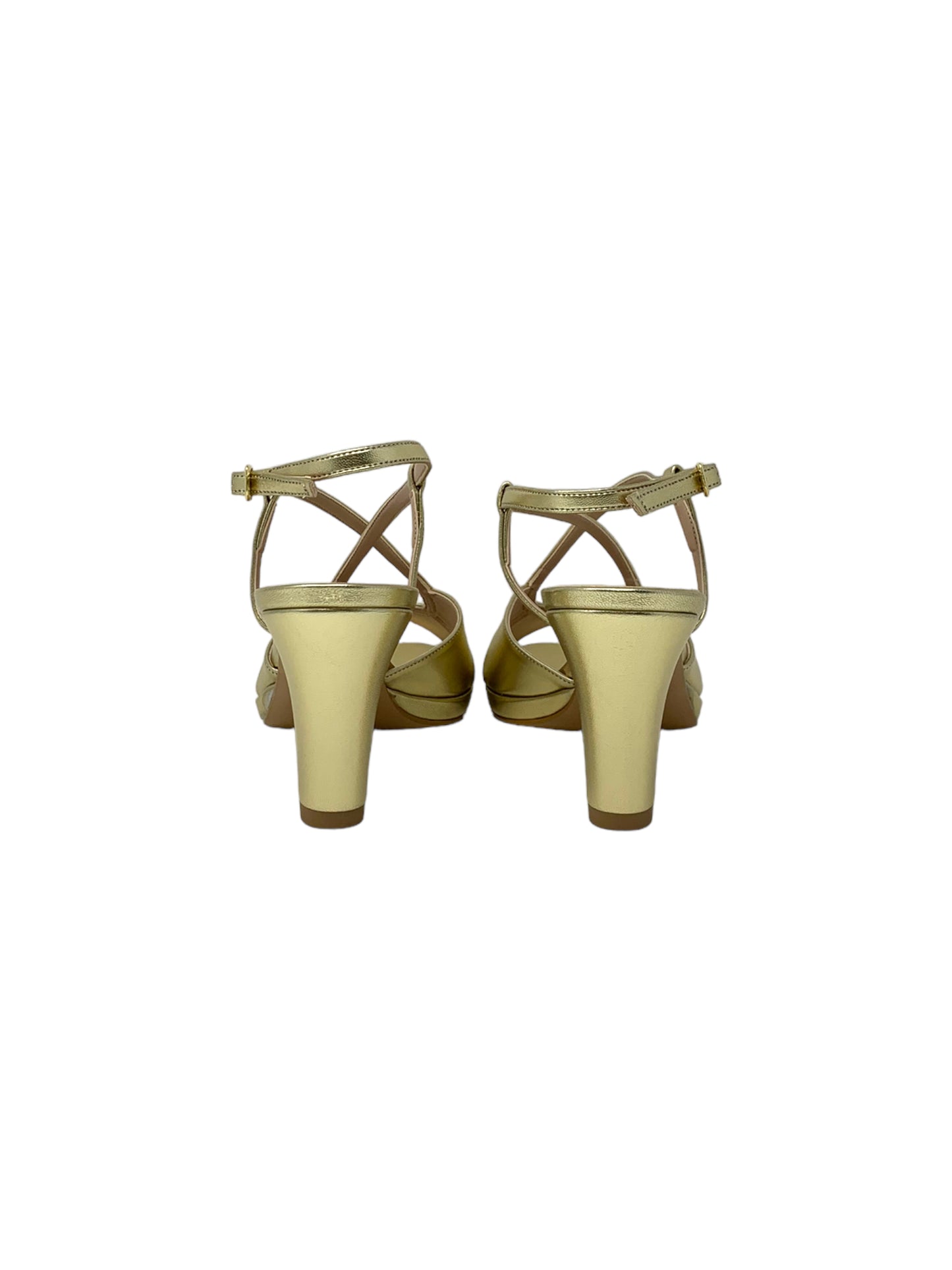 Sandalo col tacco JOEL A540 LIZ FIL PLATINO donna