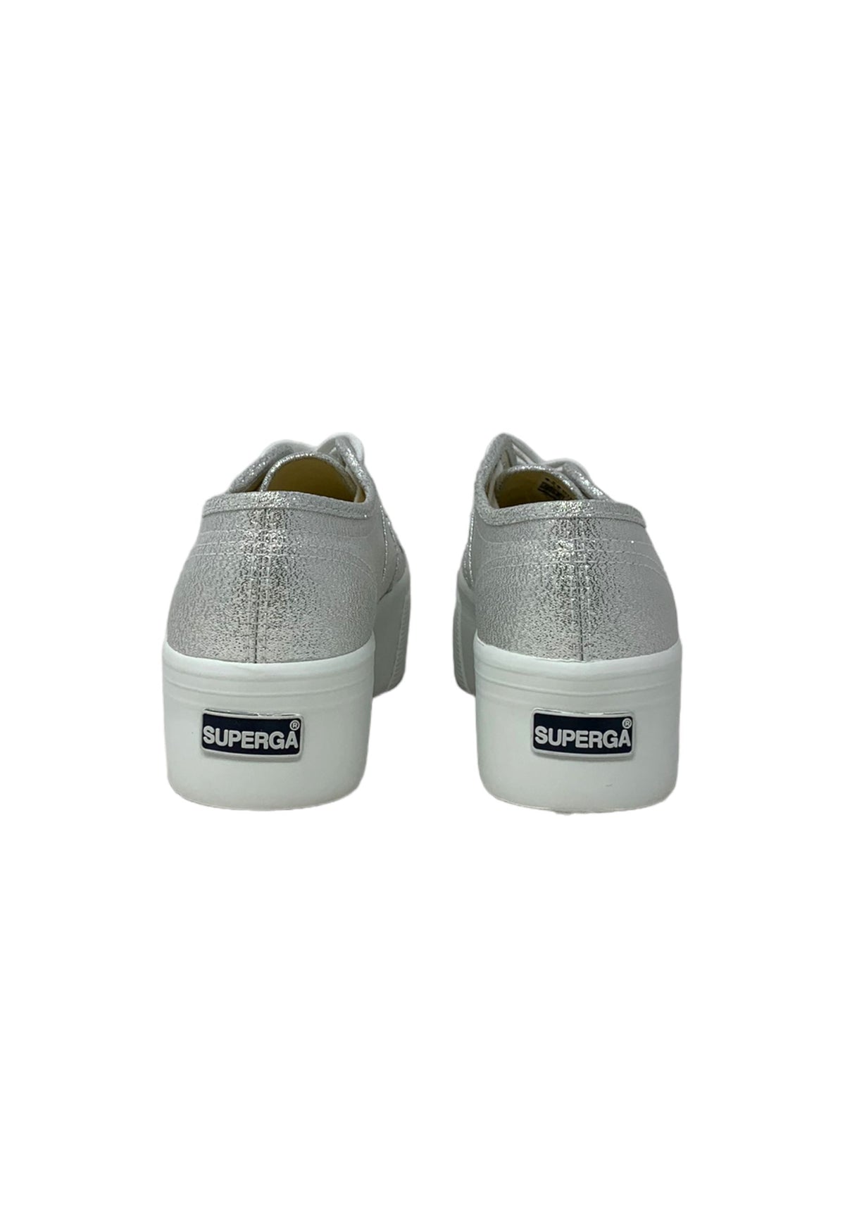 Sneaker SUPERGA 2790 LAME S61174W 031 GREY SILVER Donna