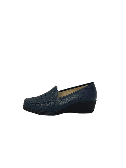 Mocassino linea comoda Stile Di Vita 2528 BLU Donna