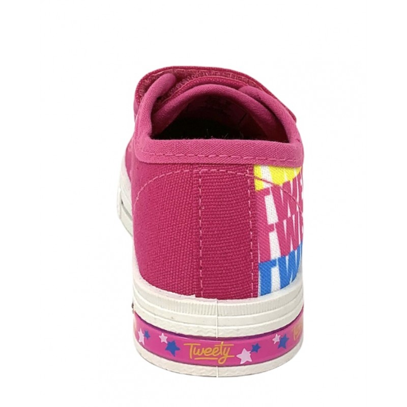 DISNEY COD.D3010265T MINNIE SCARPA BASSA IN TELA CON LUCI COL.FUXIA