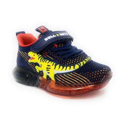 Sneakers da passeggio BULL BOYS BBAL2103 Blu/rosso/giallo Bambino