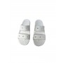 Pantofola doppia fascia CROCS 206761-100 WHITE UNISEX Taglia EU