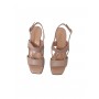 Sandalo con tacco VERNISSAGE  23601 NAPPA PHARD donna