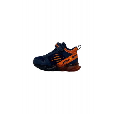 Sneakers BULL BOYS  DNAL3395 blu arancio Bambino