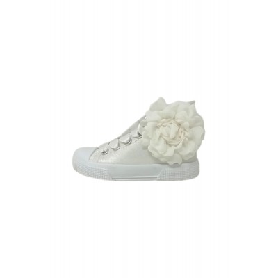 Sneaker DXO Vigevano C88R perla bianco  bambina