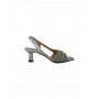 Sandalo con tacco VERNISSAGE E24260 CAMOSCIO GREY - LAMY donna