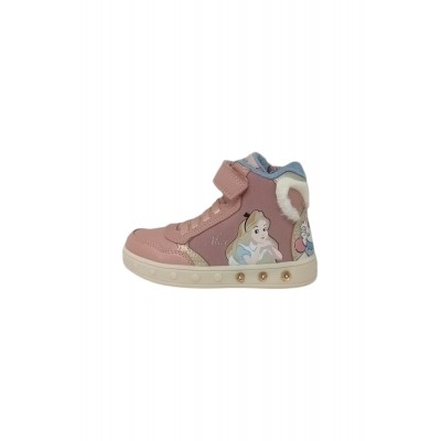 Sneakers con luci GEOX Skylin Alice nel paese delle meraviglie J468WG011KN C8W2U bambina