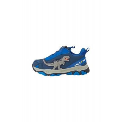 Sneakers luminose BULL BOYS T-REX DNAL4556 BLU Bambino