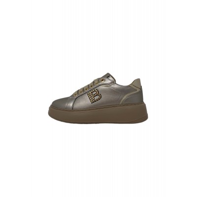 Sneakers LAURA BIAGIOTTI 9393 tortora/platino Donna