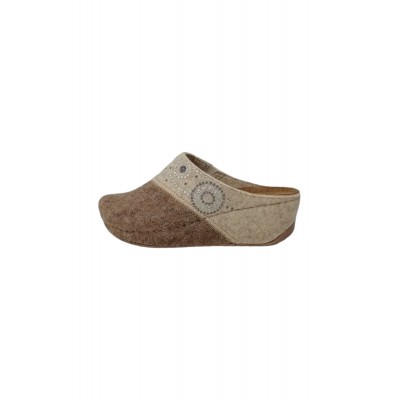 Pantofola GRUNLAND RAPY CI2969-59 TAUPE/PANNA Donna