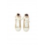 Sneaker DXO Vigevano D88/C88w VELVET PLATINO GLITTER bambina