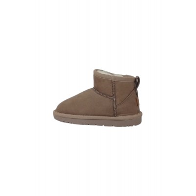 Stivaletto con pelliccia GRUNLAND JR CROMPO2100-I4 TAUPE bambina/ragazza