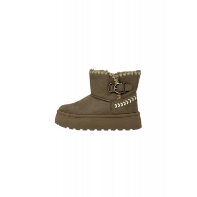 Stivaletto con pelliccia GALIA JRX24W-4C KHAKI donna