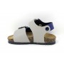 Sandali da passeggio BioNatura LUCA CHGRBLT GRIGIO/BLU bambino