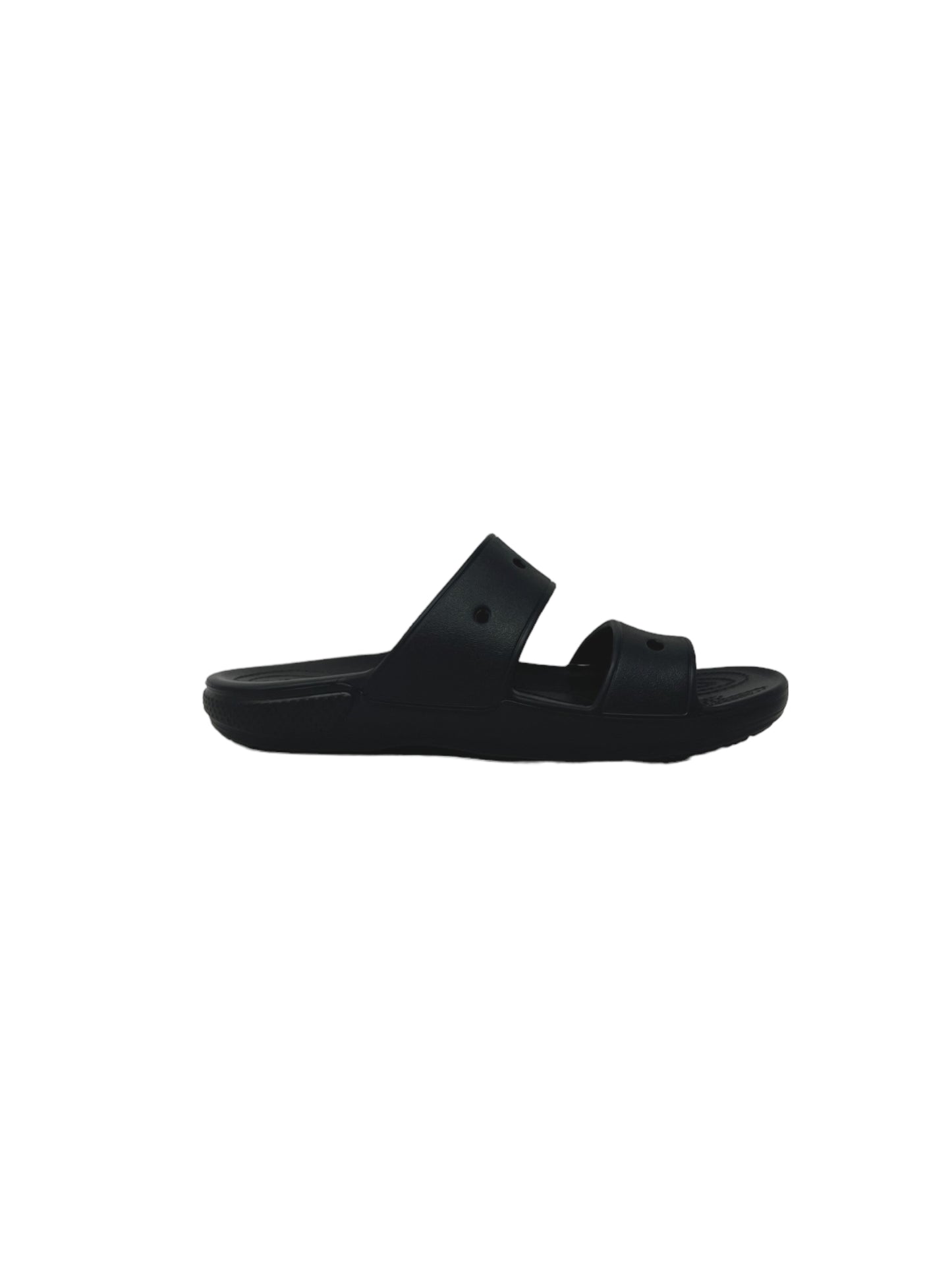 Pantofola doppia fascia CROCS 206761-001 BLACK UNISEX Taglia EU