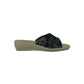 CIABATTA PATRIZIA AZZI 171 NERO/PELTRO donna