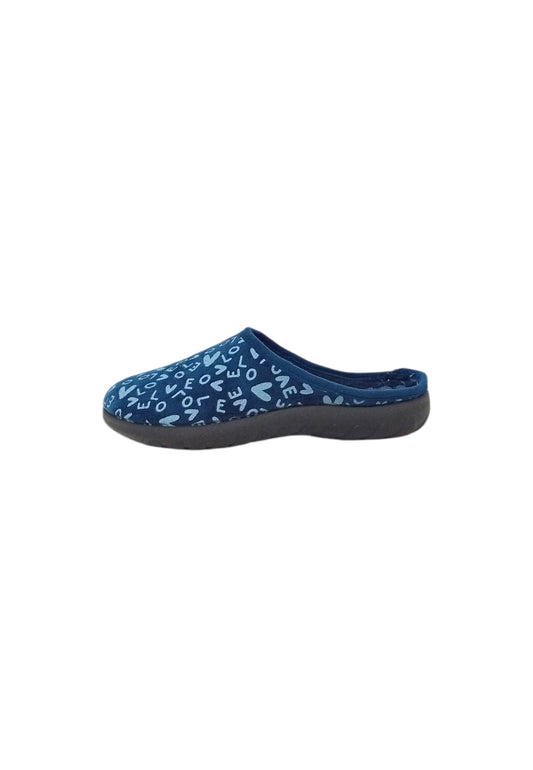 Pantofola INBLU ET000032 BLU donna
