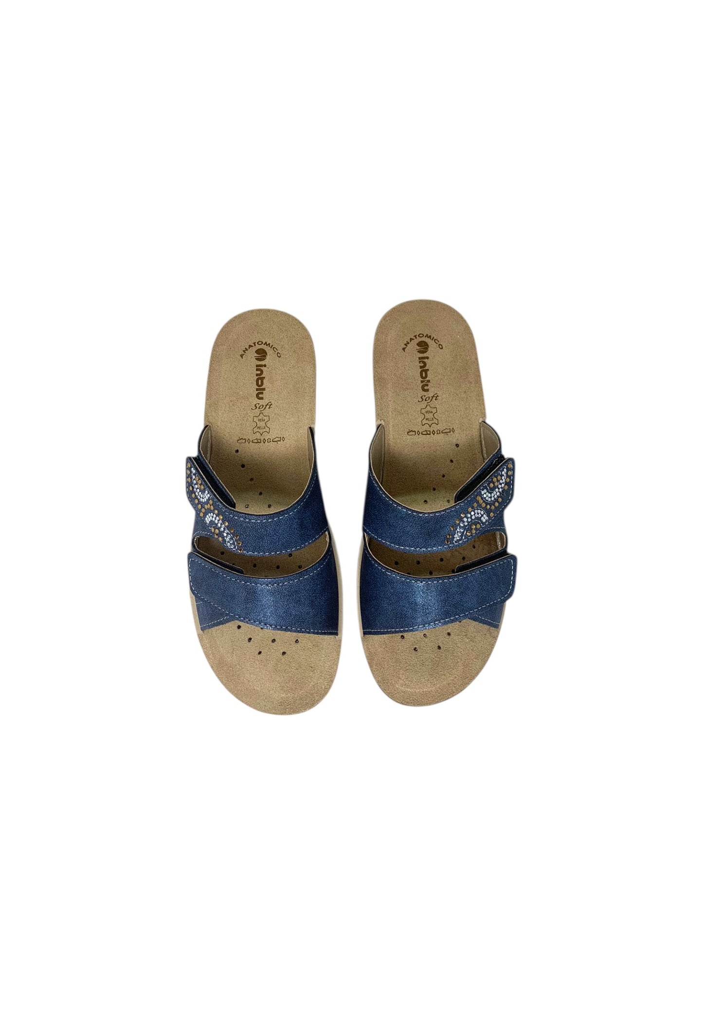 Ciabatta INBLU PV000015 BLU donna