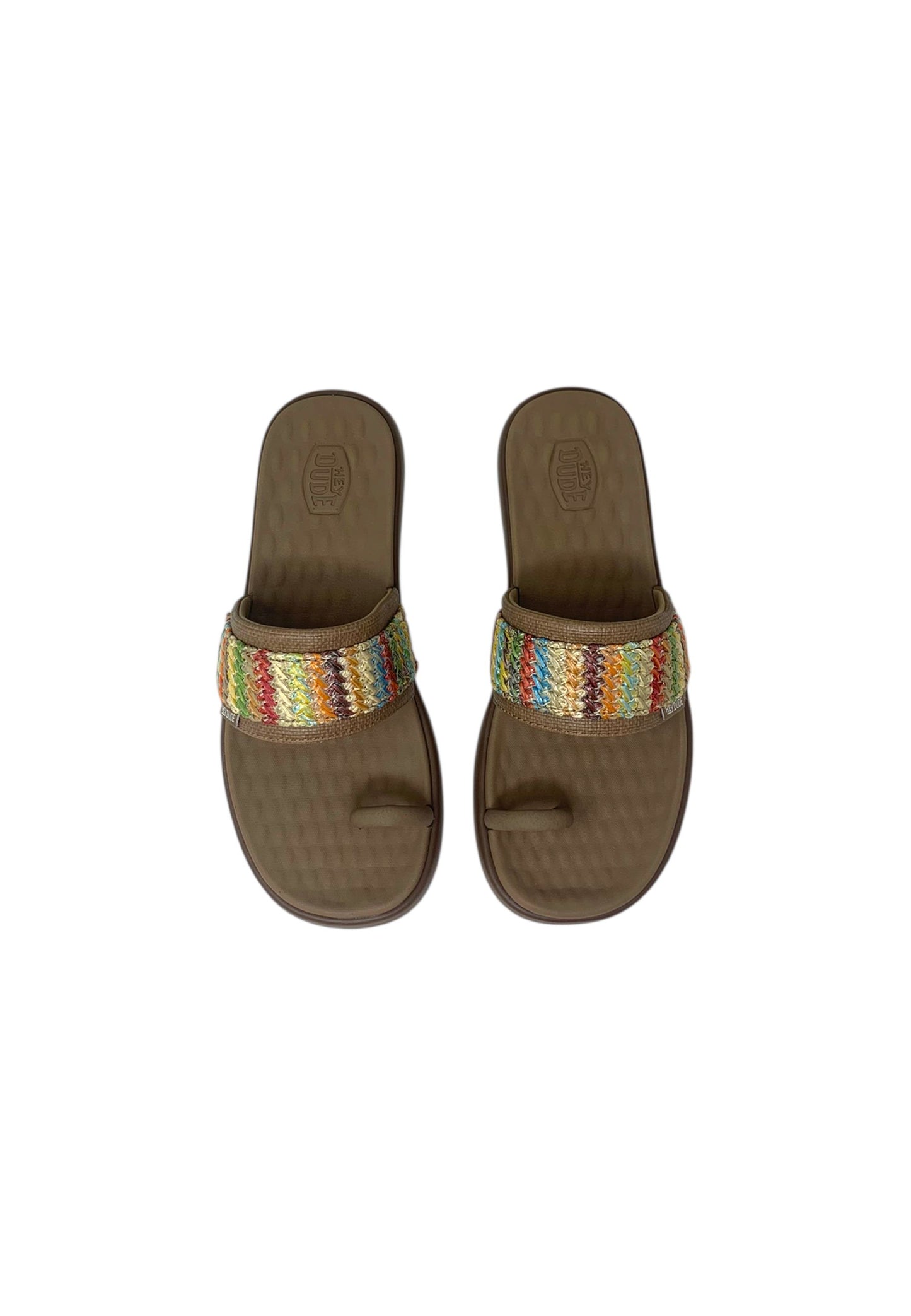 Ciabatta HEYDUDE MAUI BREEZE TOE LOOP 45259-2GS BROWN/MULTIDonna