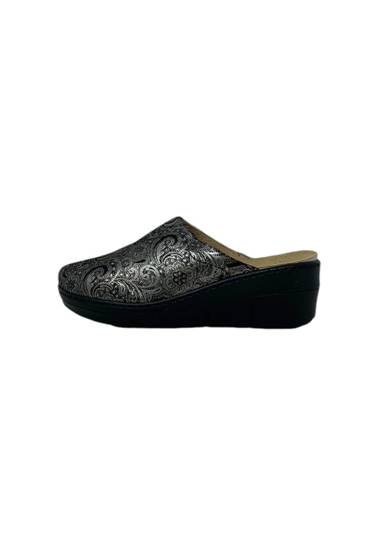 Pantofola comfort Stile Di Vita 8355 bark nero Donna