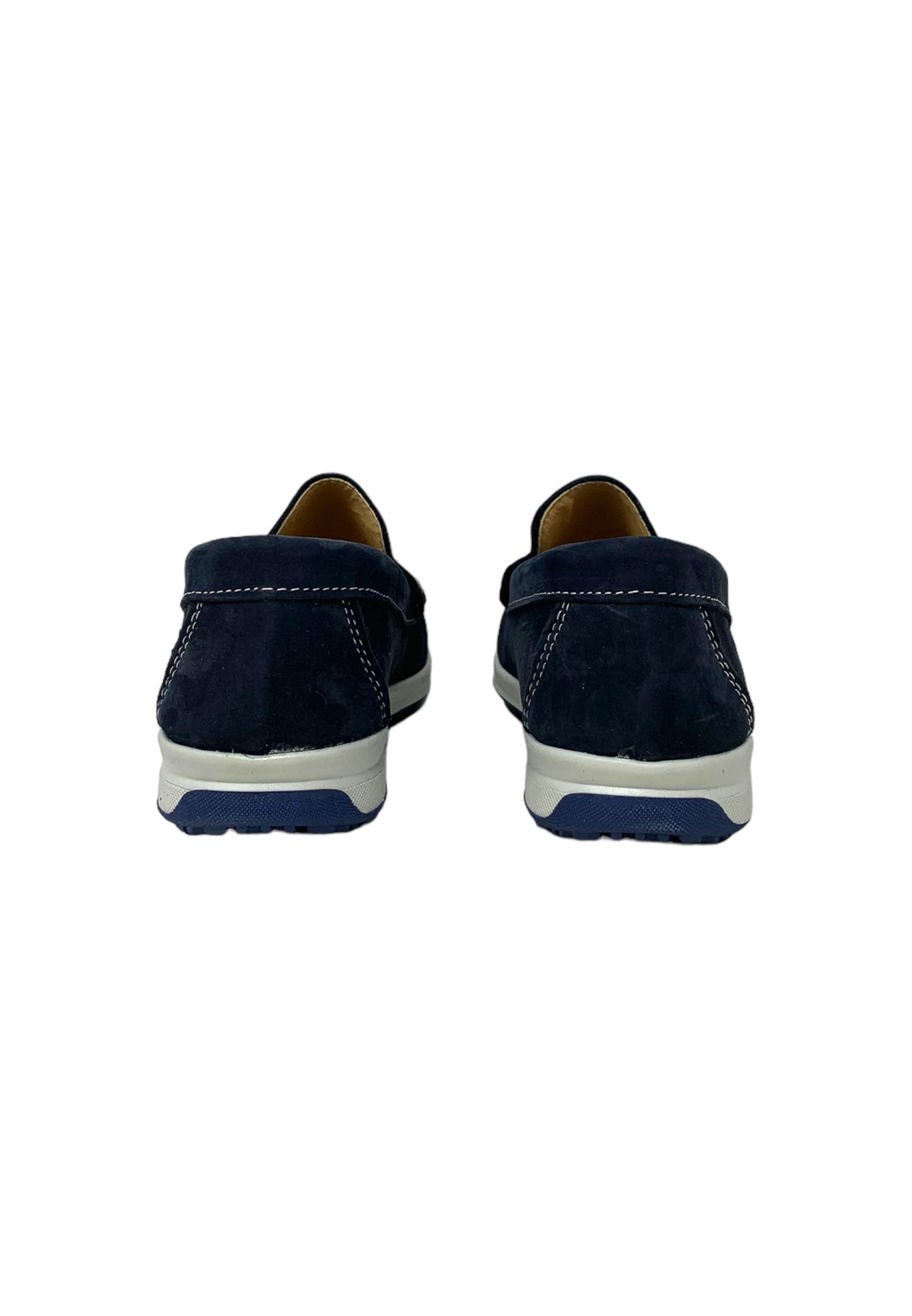 Mocassino BKS 1212 nabukBLU uomo