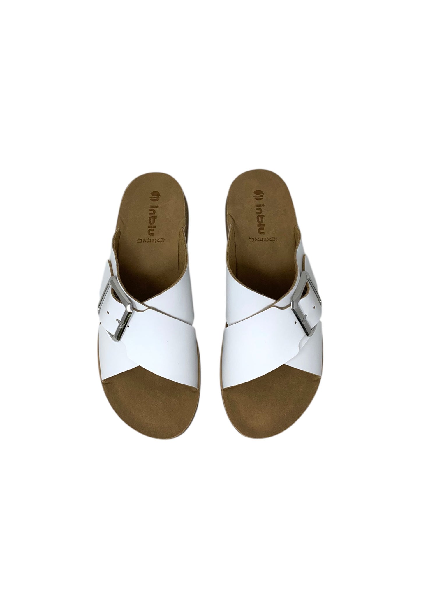 Ciabatta INBLU PK000042 BIANCO donna