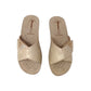 Ciabatta INBLU PV000008 SABBIA donna