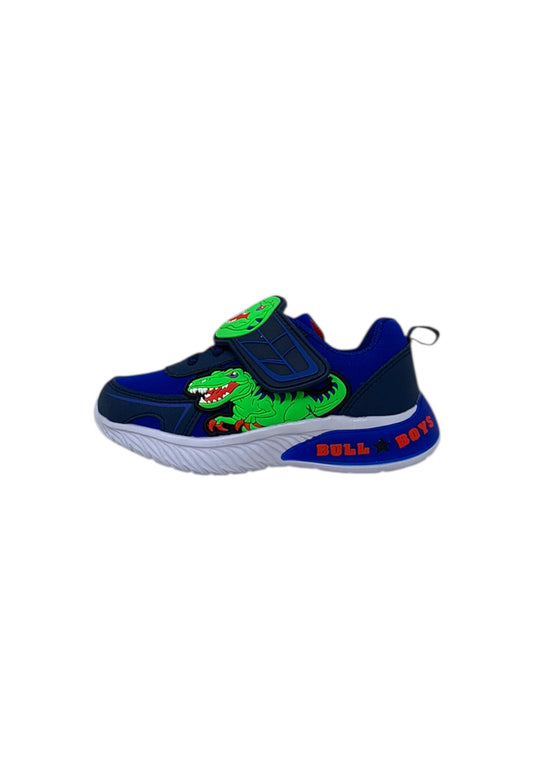 Sneakers luminose BULL BOYS VELOCIRAPTOR DNAL5141 BLU Bambino