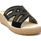Ciabatta da passeggio INBLU GM000041 NERO donna
