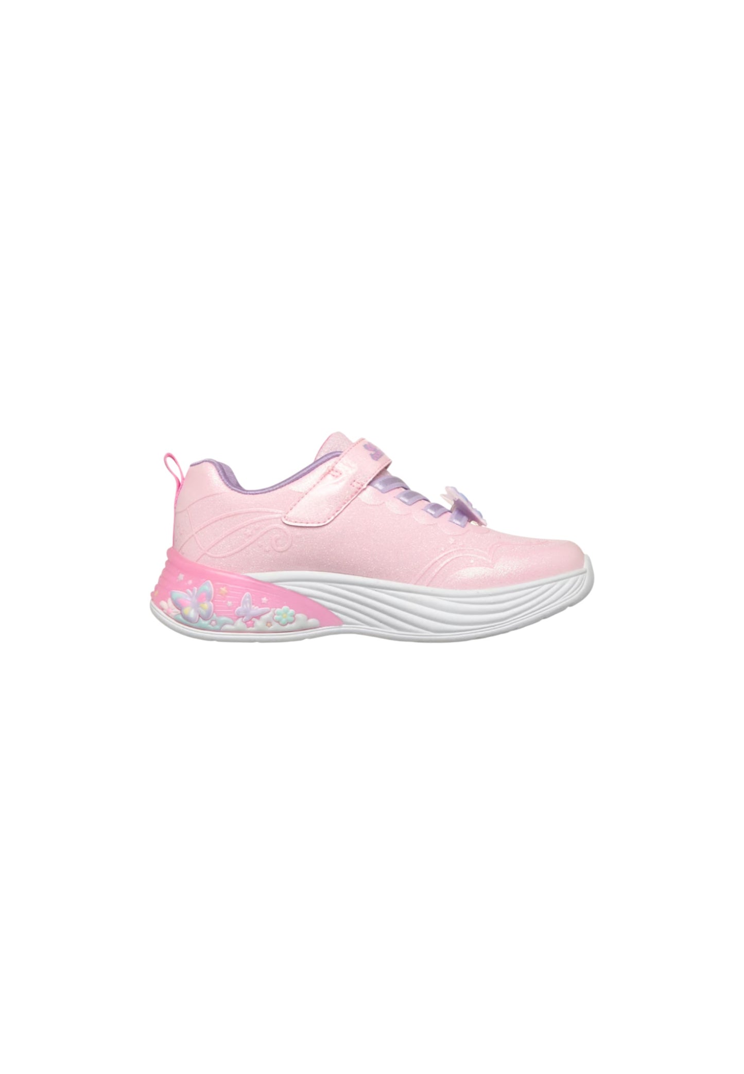 Sneakers luminose Skechers - S lights BUTTERFLY BLISS 303065LC/LPMT bambina