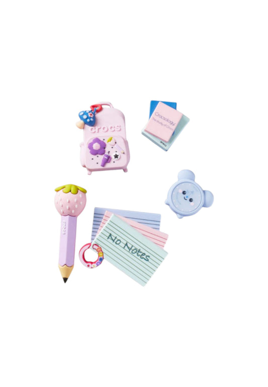 Jibbitz charms 10016024 Girly back to school 5 pack