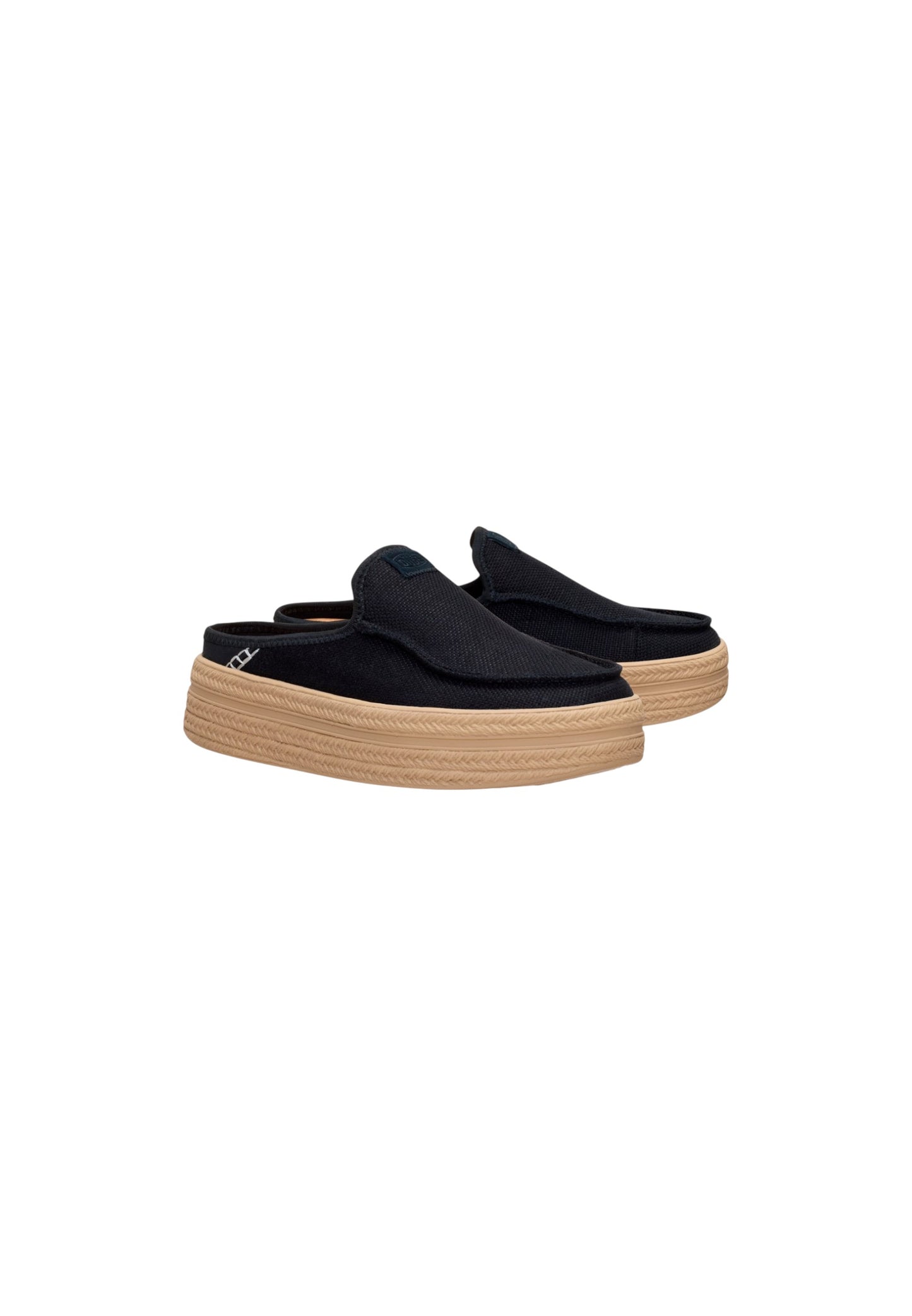 Sabot HEYDUDE Austin lift espadrille woven 45228-001 BLACK Donna