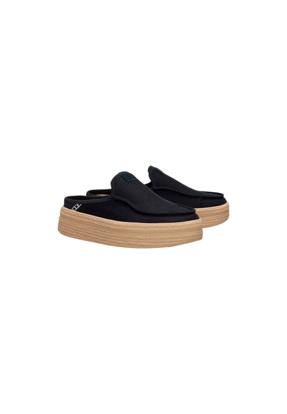 Sabot HEYDUDE Austin lift espadrille woven 45228-001 BLACK Donna